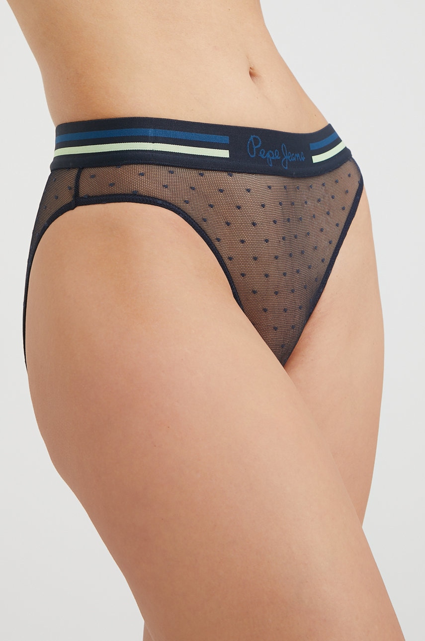 

Труси Pepe Jeans Lina (2-pack) колір синій прозоре