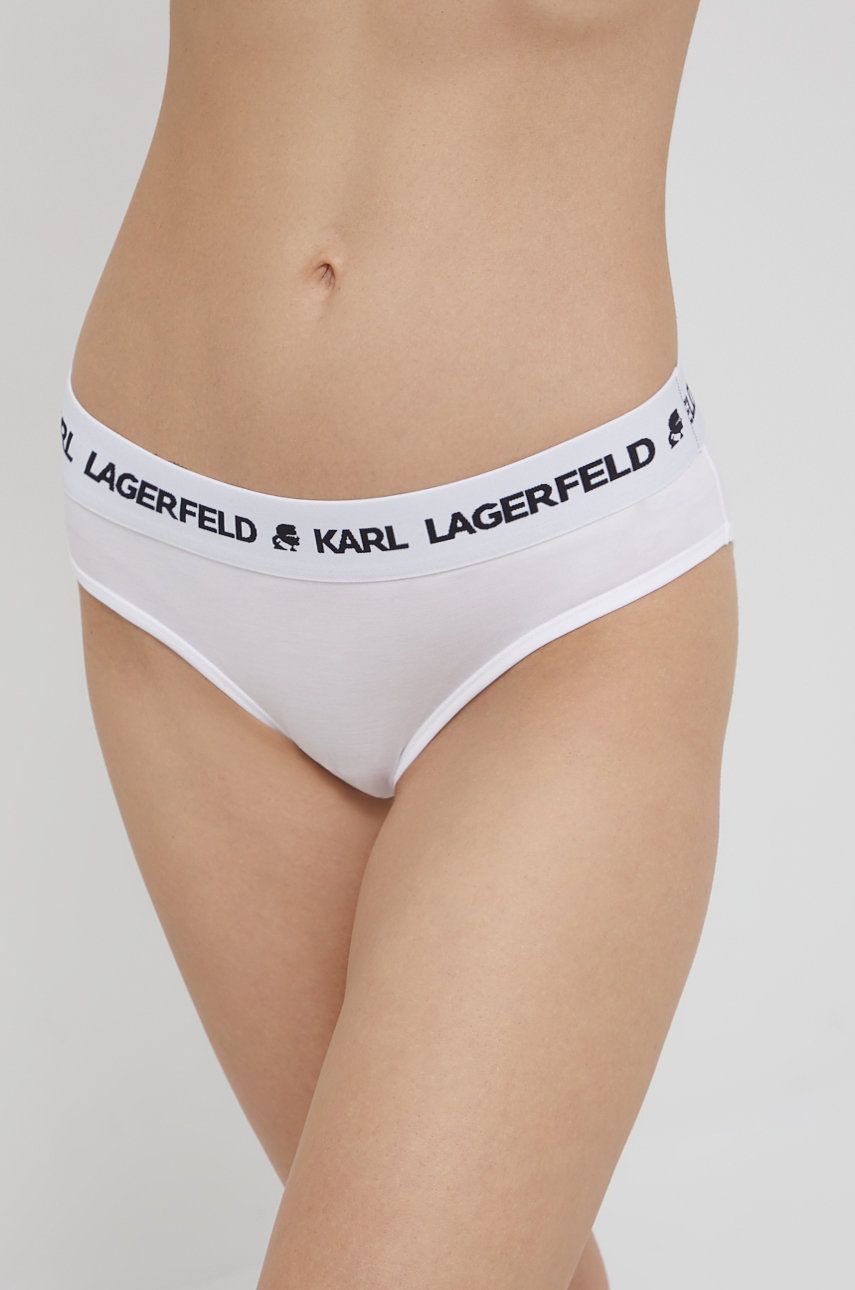 Karl Lagerfeld Chiloți (2-pack) culoarea alb