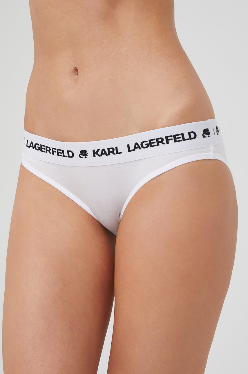 Karl Lagerfeld Chiloti (2-pack) Culoarea Alb