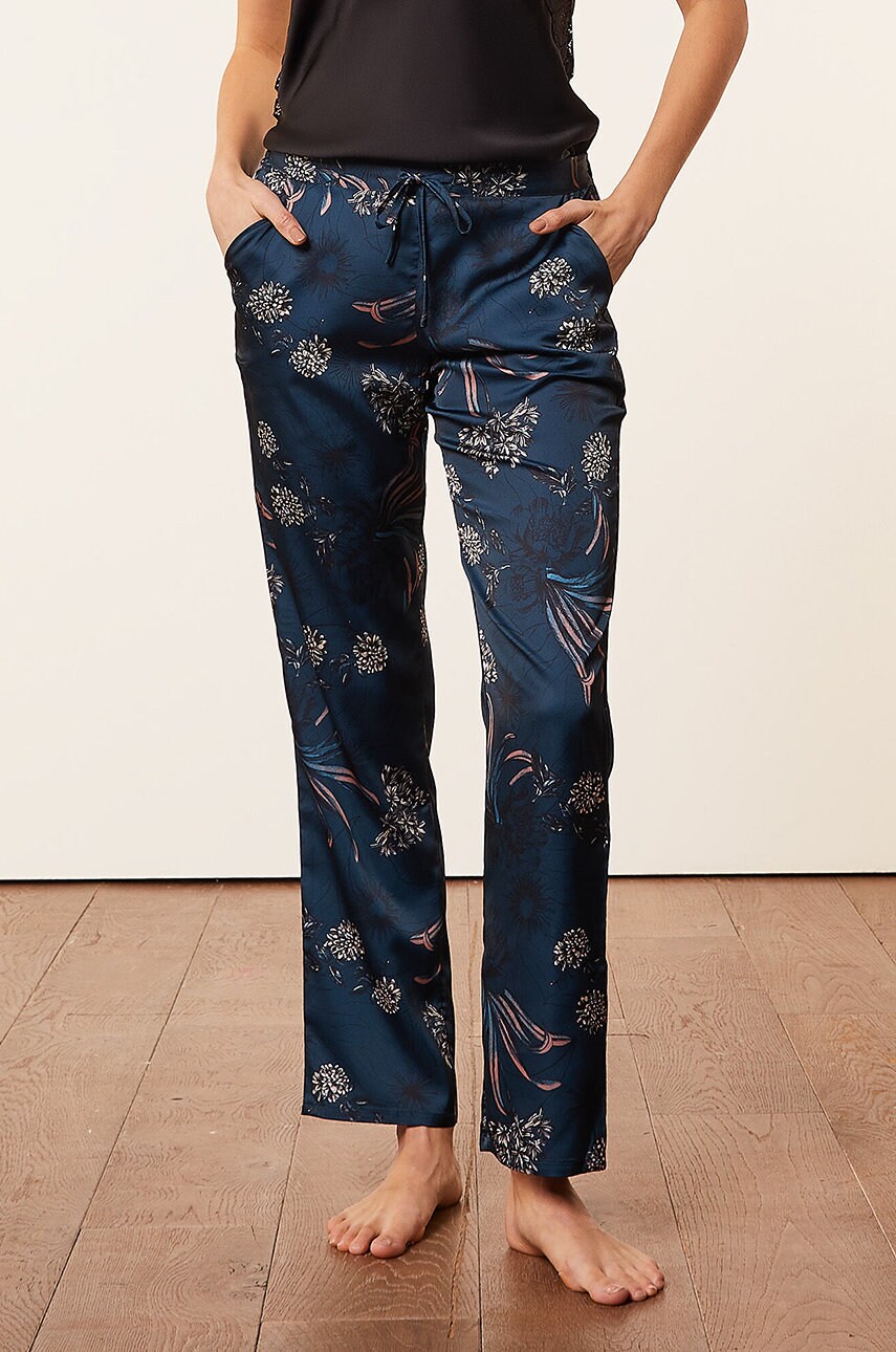 Etam pantaloni de pijama Luahna femei, satin