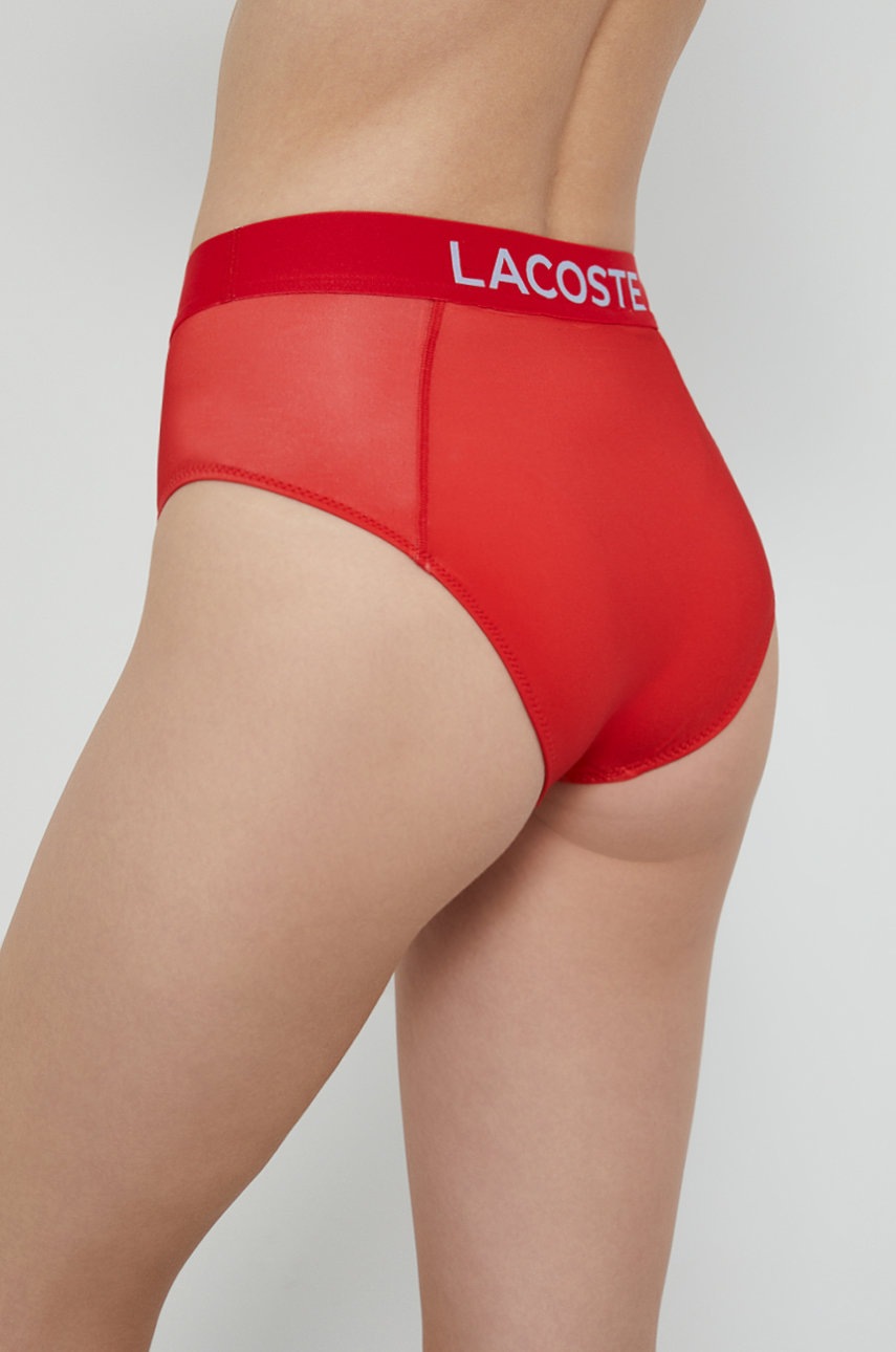 

Купальные трусы Lacoste цвет красный