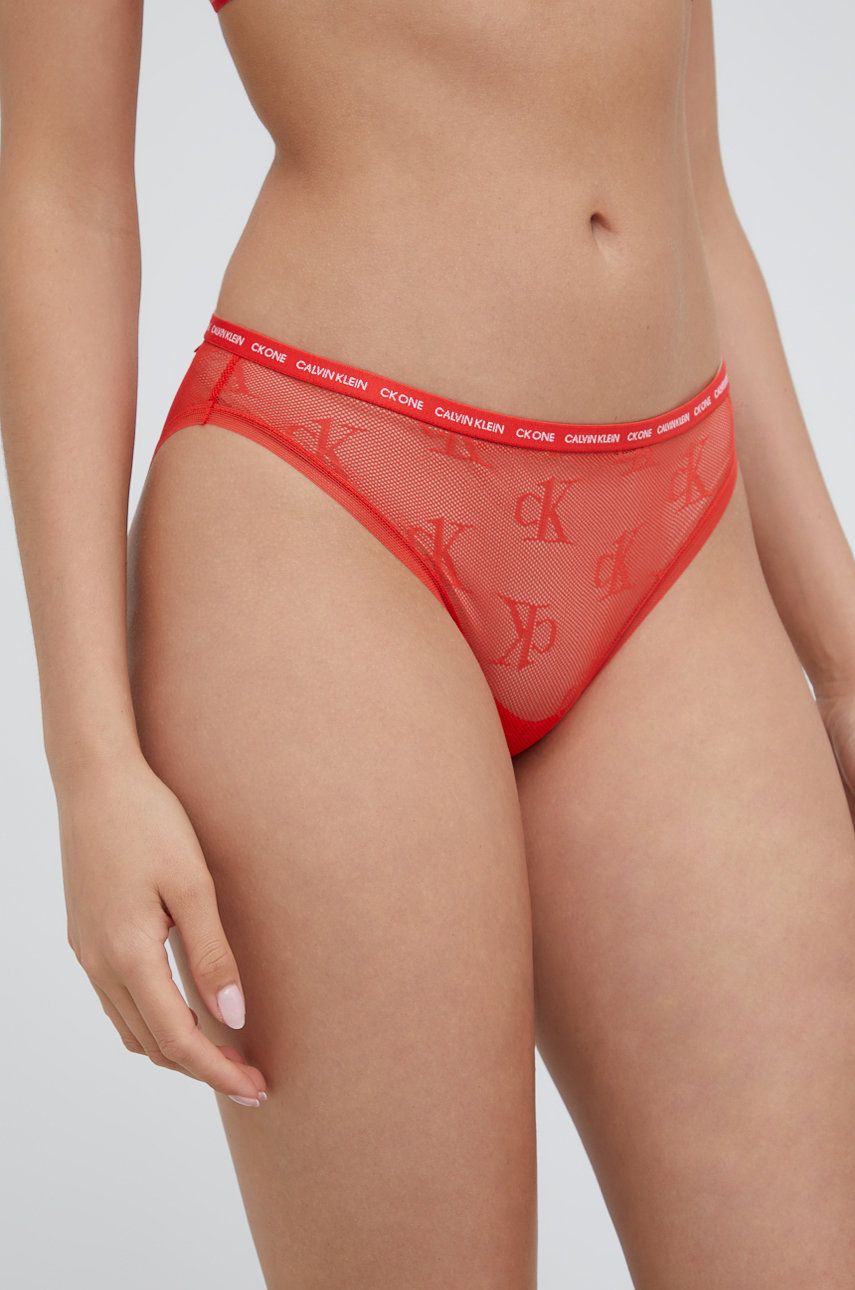 Calvin Klein Underwear figi CK One kolor czerwony