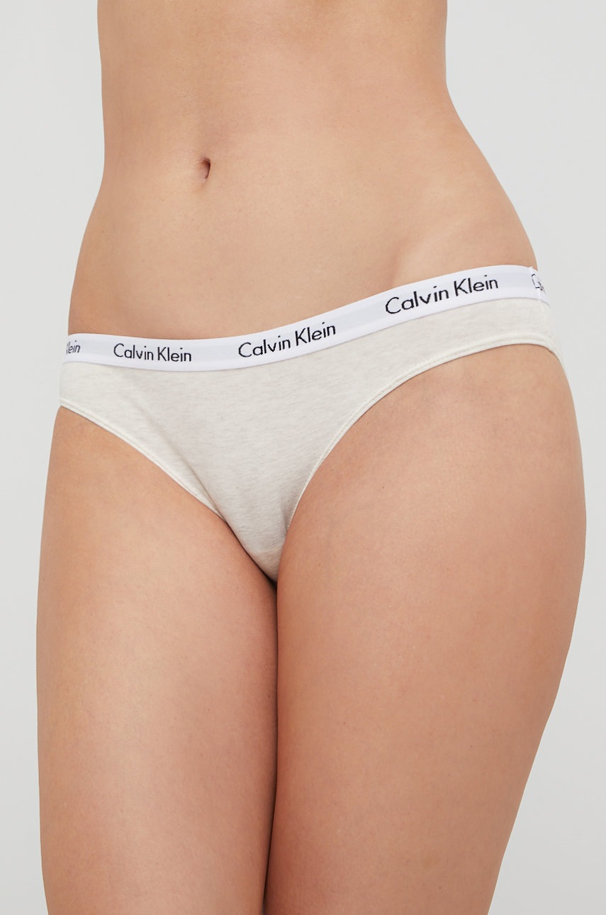 

Бикини Calvin Klein Underwear в бяло, Бежов
