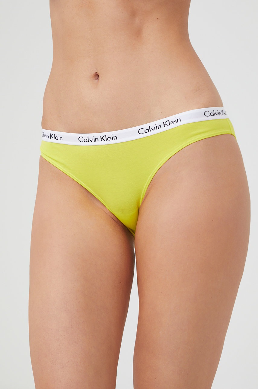 

Бикини Calvin Klein Underwear в жълто, Жълт