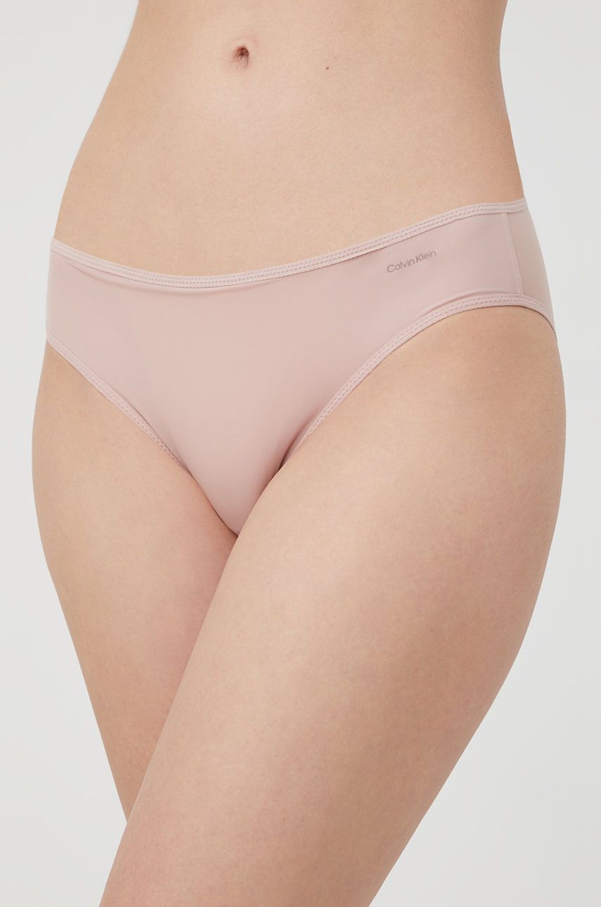 Levně Kalhotky Calvin Klein Underwear růžová barva, 000QF6817E