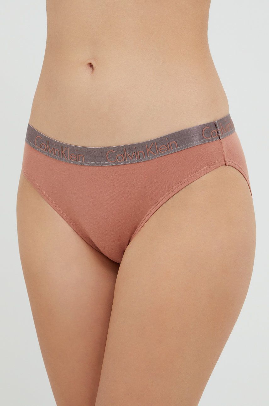 Calvin Klein Underwear figi (3-pack) kolor pomarańczowy