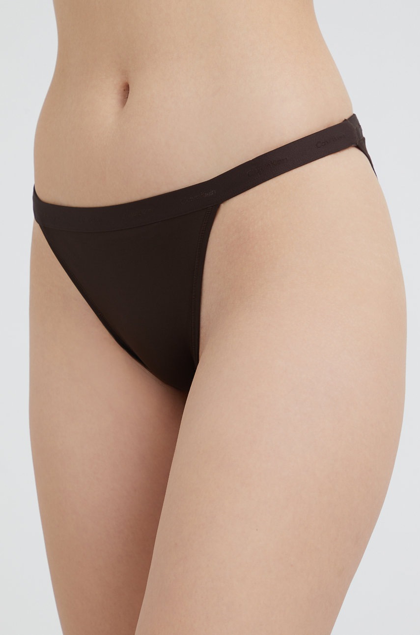 

Бикини Calvin Klein Underwear в кафяво, Кафяв