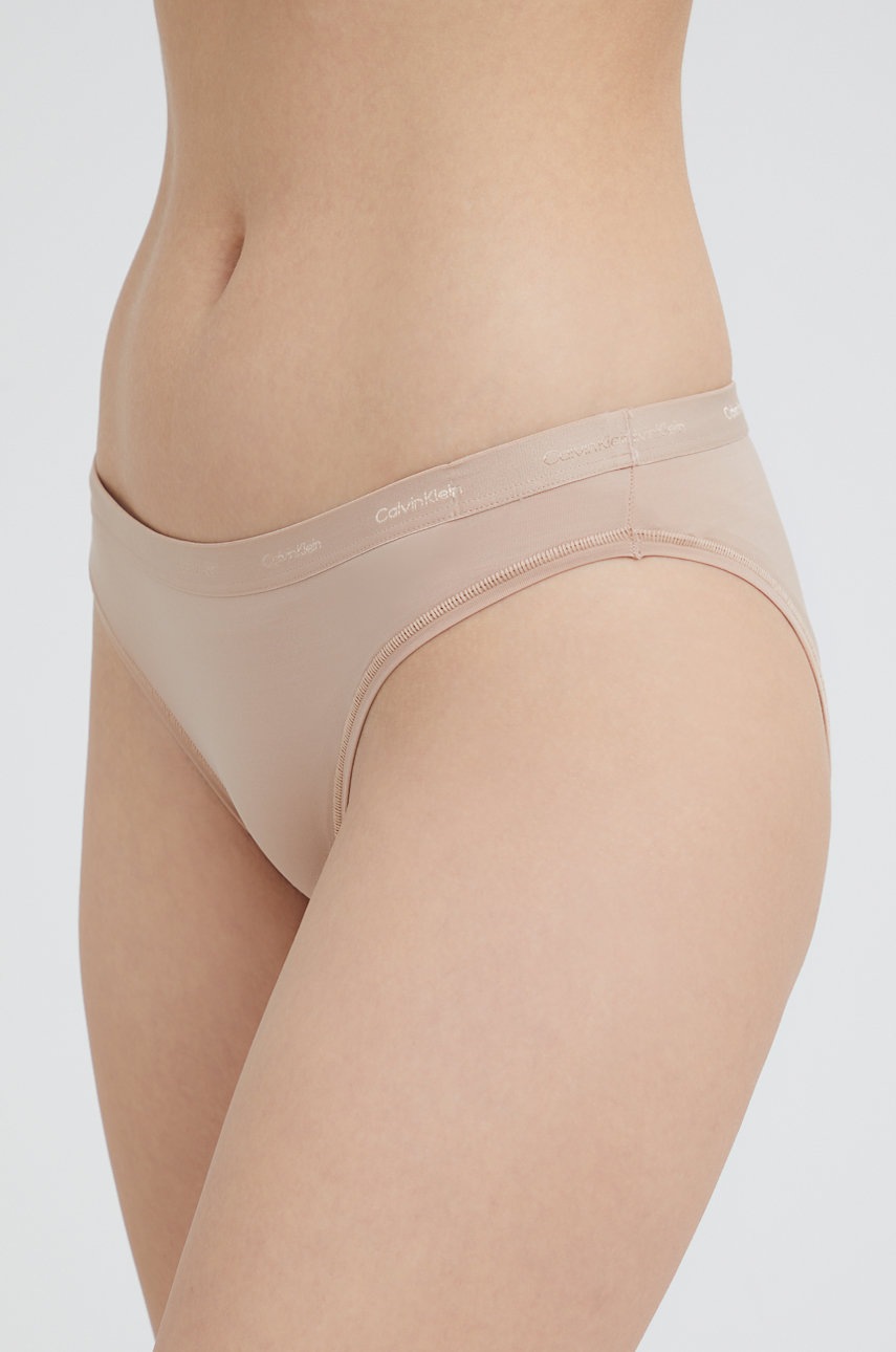

Бикини Calvin Klein Underwear в бежово, Бежов