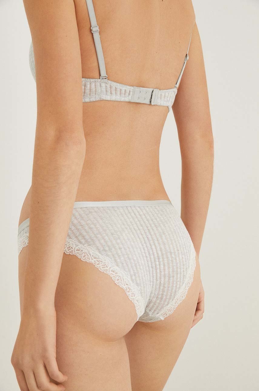 

Трусы women'secret Cotton Time цвет серый