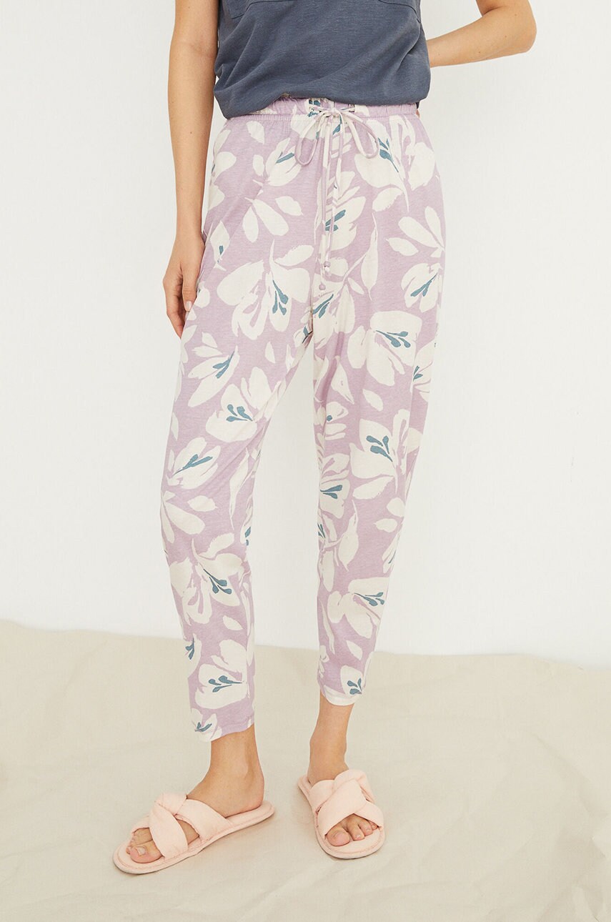 Women'secret pantaloni de pijama femei, bumbac