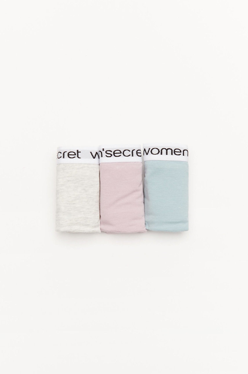 

Бикини women'secret (3 чифта) в сиво, Сив