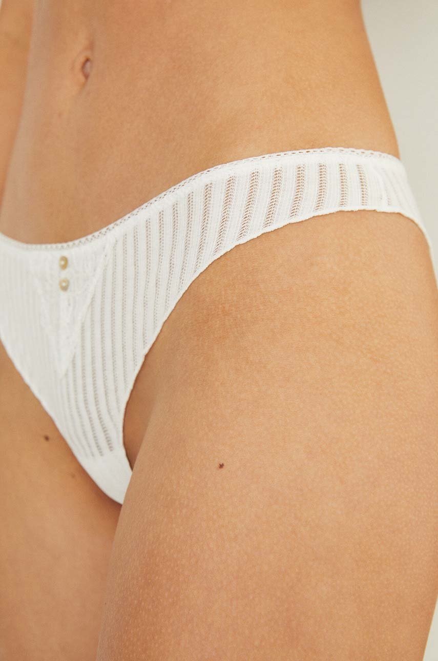 

Бразилианы women'secret Cotton Time цвет белый