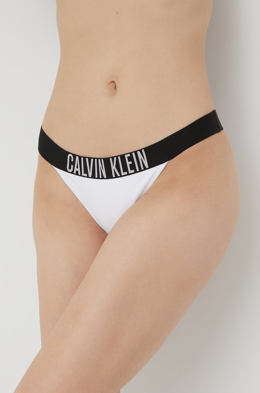 

Долнище на бански Calvin Klein в бяло, Бял