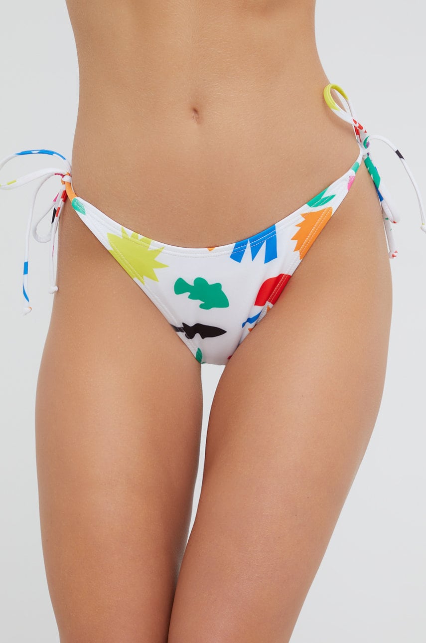Moschino underwear bikini brazilieni culoarea alb