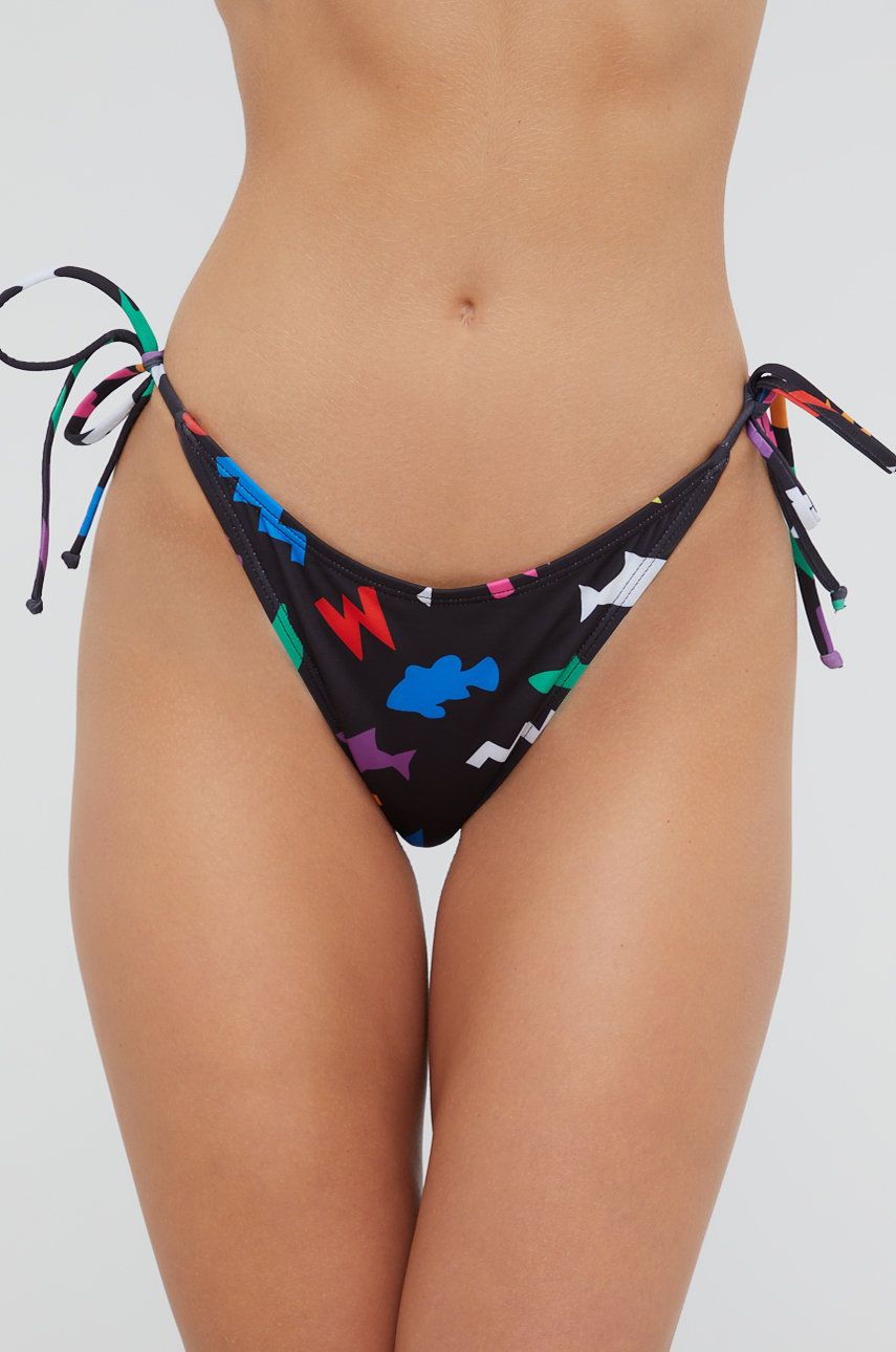 Moschino Underwear bikini brazilieni culoarea negru