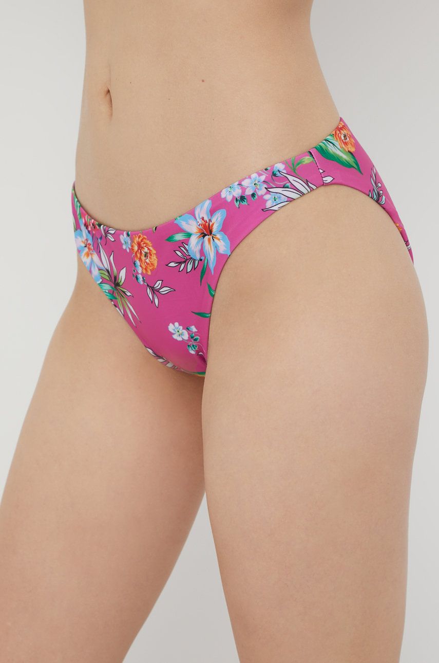 Superdry chiloti de baie culoarea roz