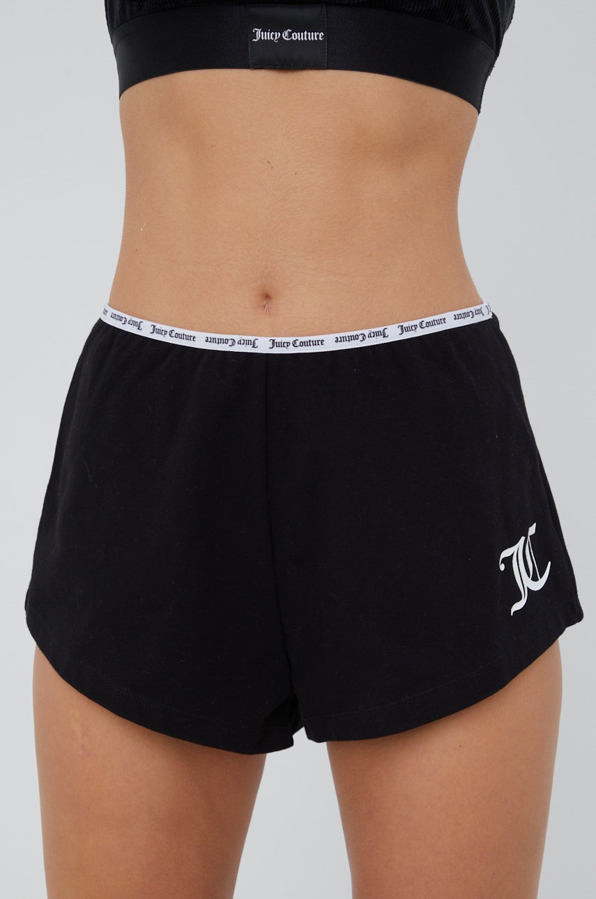 

Пижамные шорты Juicy Couture женские цвет чёрный