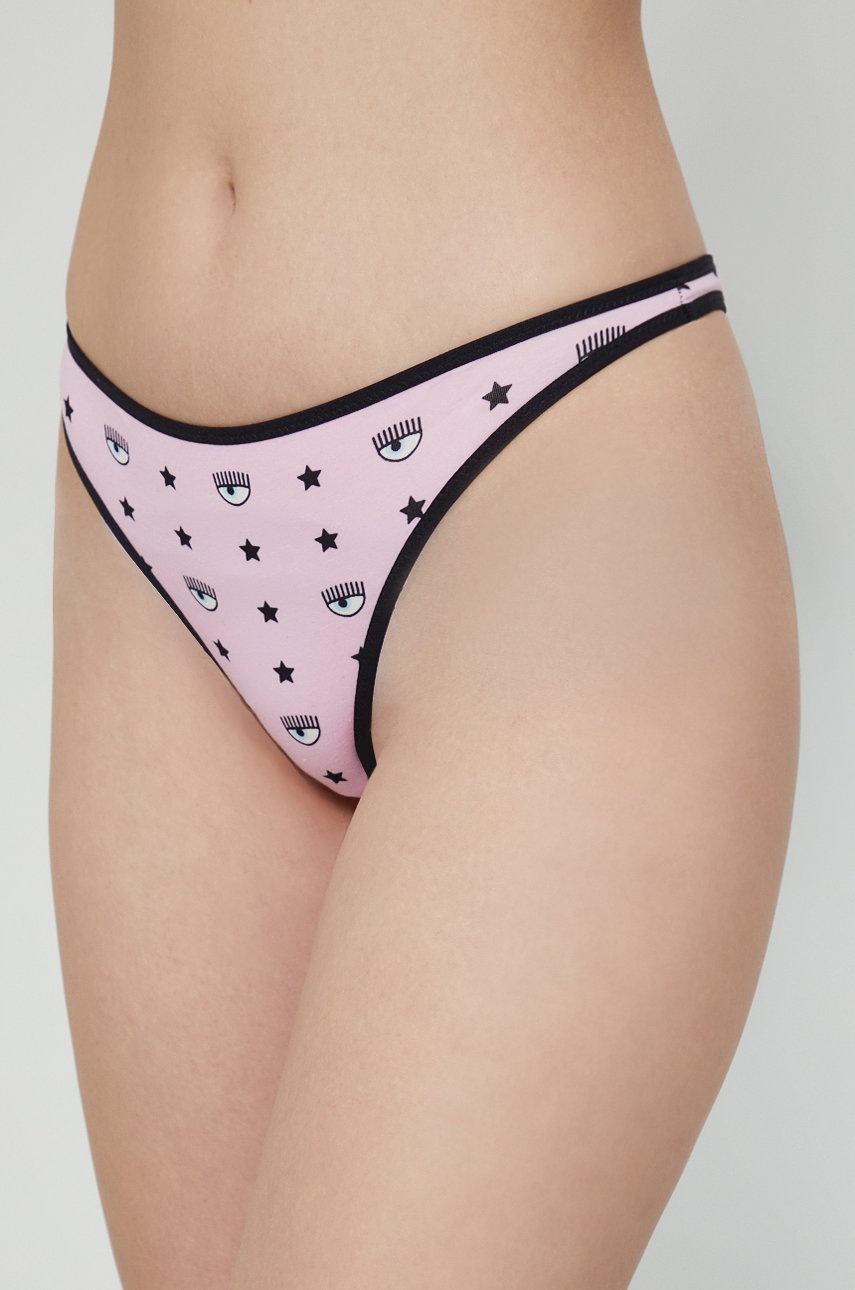 

Стринги Chiara Ferragni (2-pack) цвет розовый
