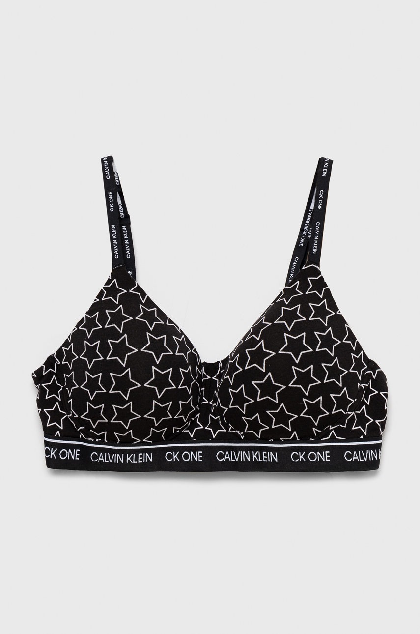 

Сутиен Calvin Klein Underwear в черно с десен, Черен