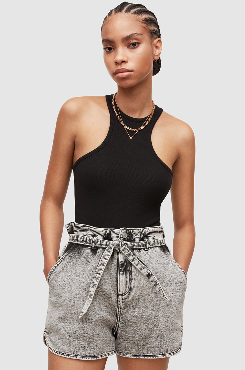 

Боди AllSaints цвет чёрный