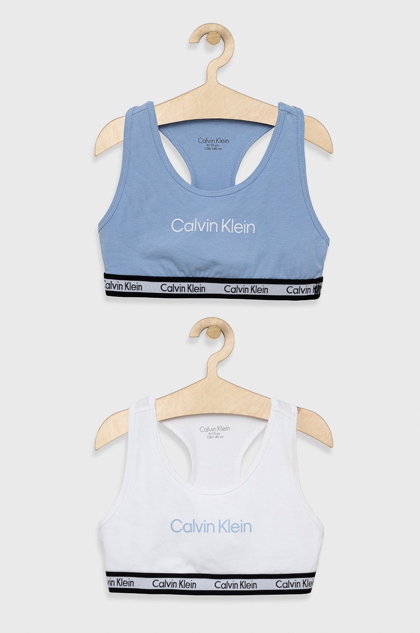 

Детски сутиен Calvin Klein Underwear (2 броя) в бяло, Бял