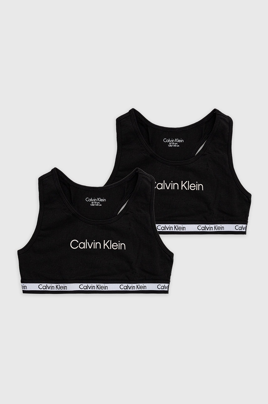 

Детски сутиен Calvin Klein Underwear (2 броя) в черно, Черен