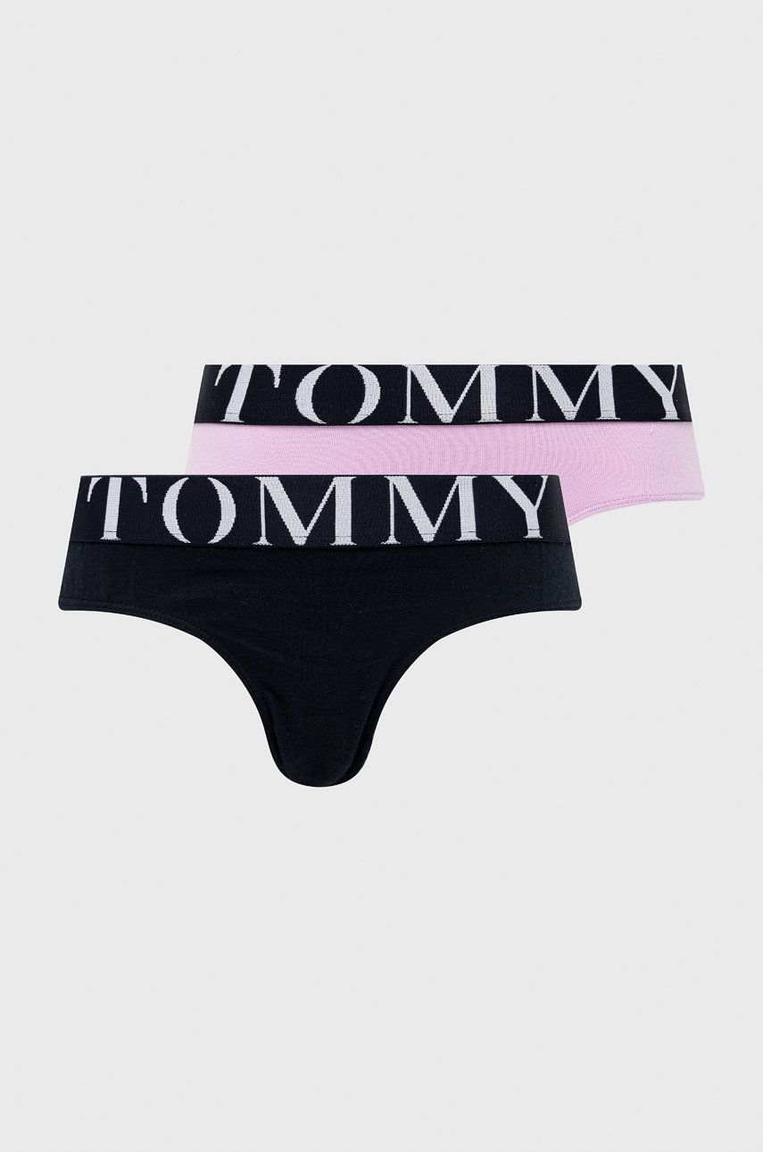 Tommy Hilfiger figi dziecięce (2-pack) kolor różowy