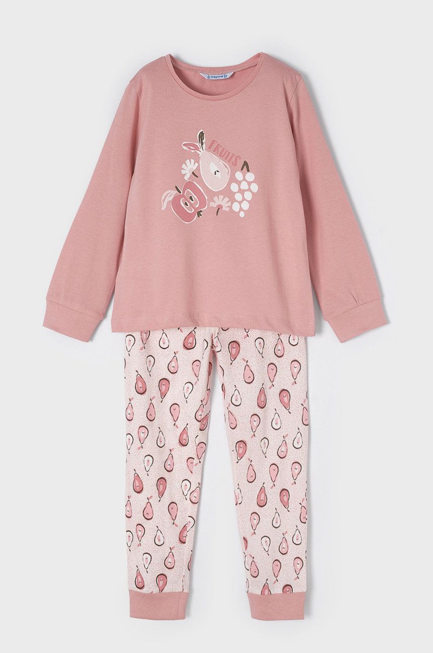 Mayoral pijama copii culoarea roz, modelator 2023 ❤️ Pret Super answear imagine noua 2022