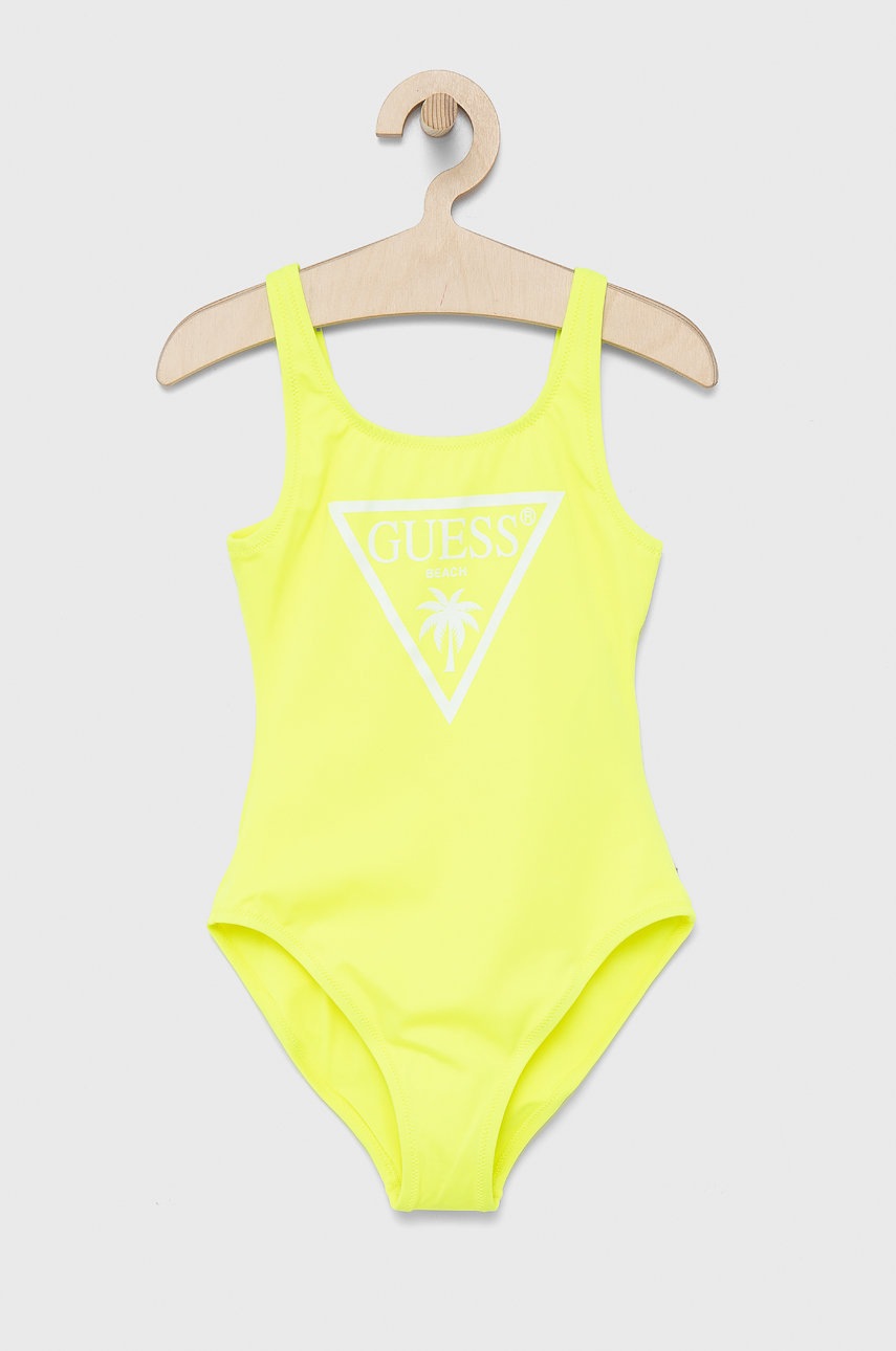 

Детски бански костюм Guess в жълто, Жълт