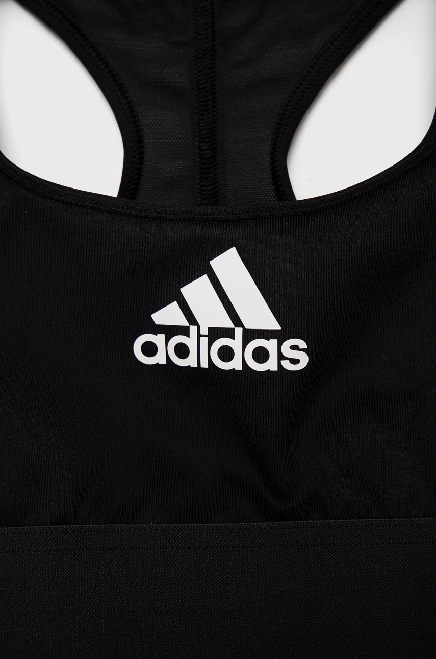 

Детский спортивный бюстгальтер adidas Performance HA3906 цвет чёрный