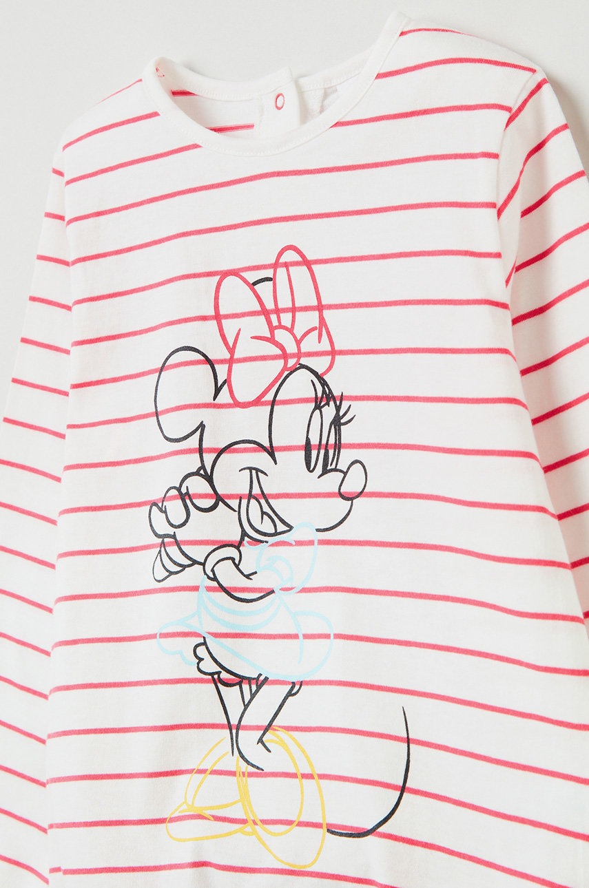 

Дитяча бавовняна піжама OVS X Disney колір рожевий візерунок