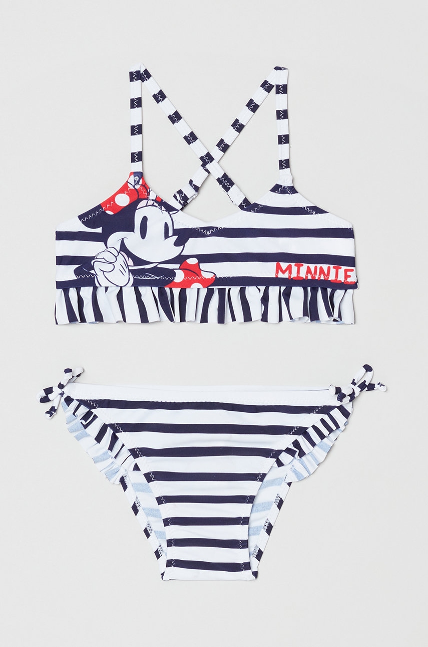 OVS costum de baie pentru copii din două piese culoarea albastru marin