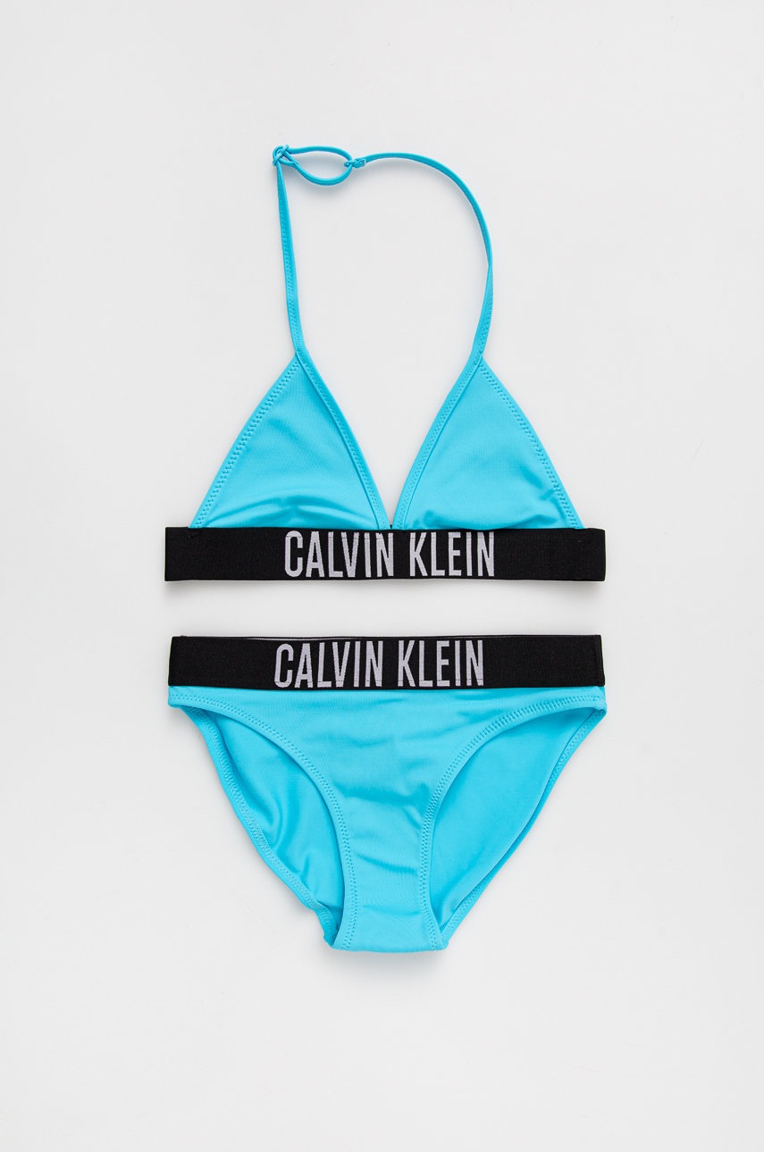 

Детски бански костюм Calvin Klein Jeans, Син