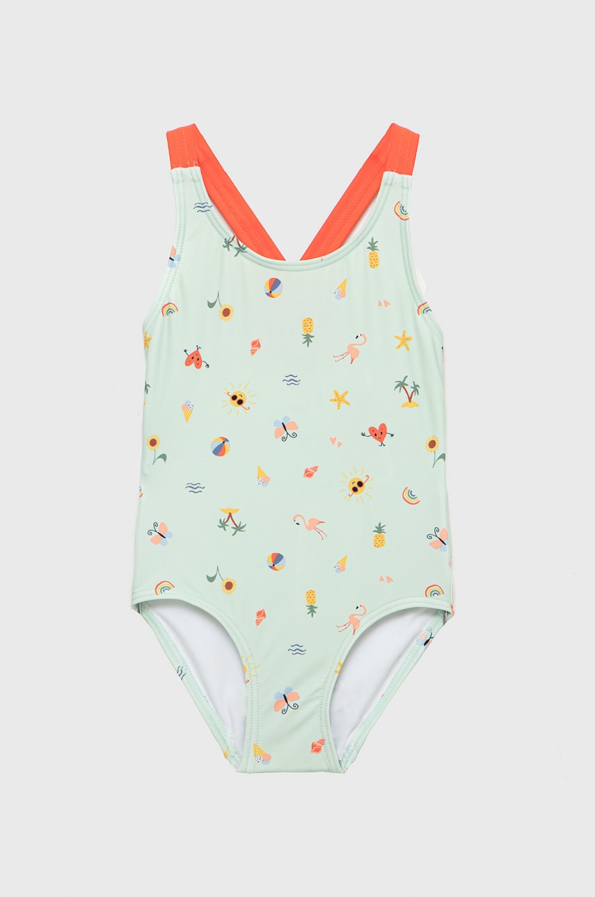 Name It costum de baie dintr-o bucată pentru copii culoarea verde