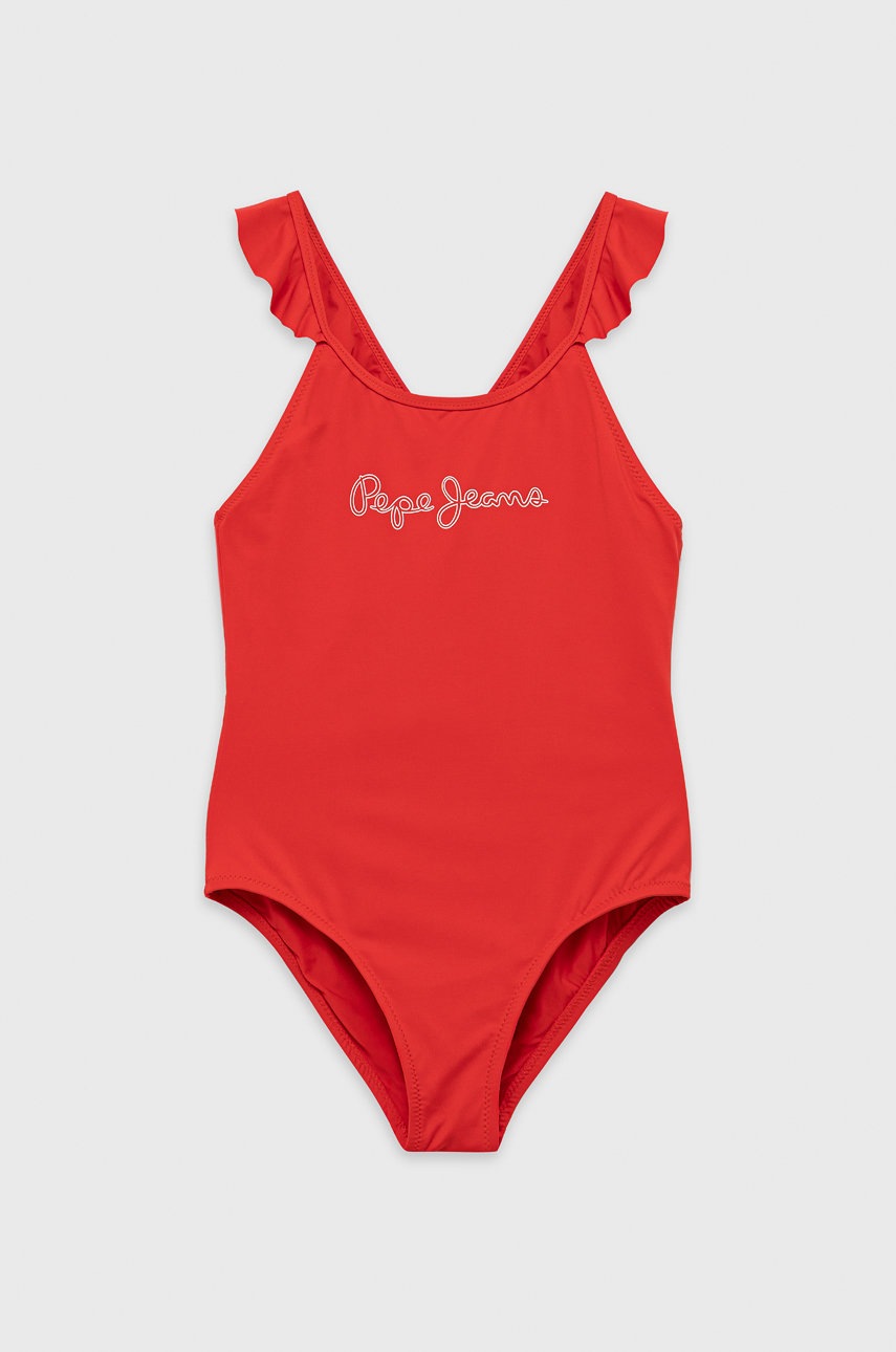 Детский закрытый купальник Pepe Jeans цвет красный в Херсоне Детский закрытый купальник Pepe Jeans цвет красный в Херсоне