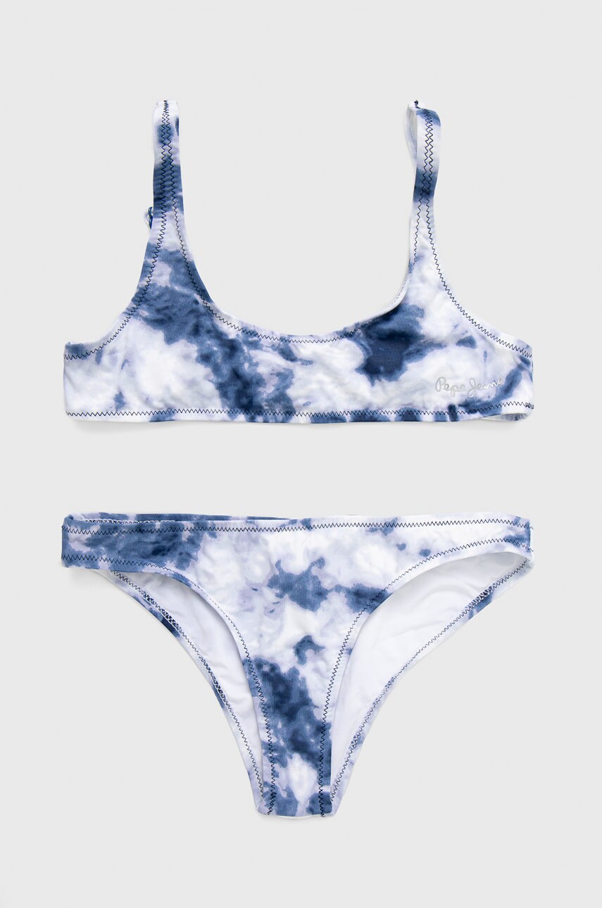 Pepe jeans costum de baie copii culoarea albastru marin