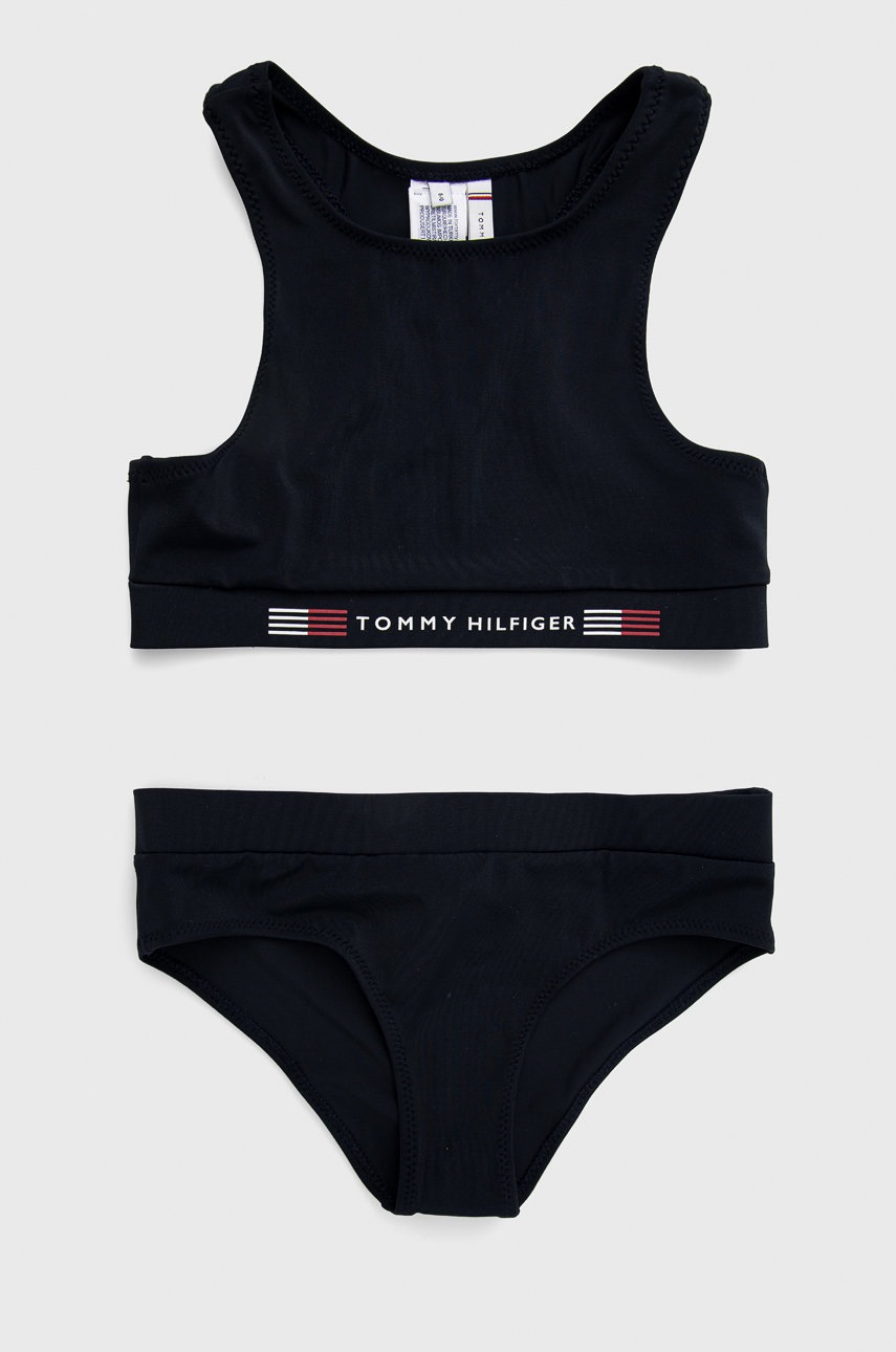 

Детски бански костюм Tommy Hilfiger в тъмносиньо, Тъмносин