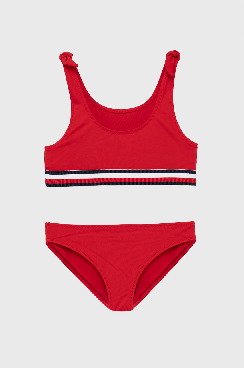

Детски бански костюм Tommy Hilfiger в червено, Червен