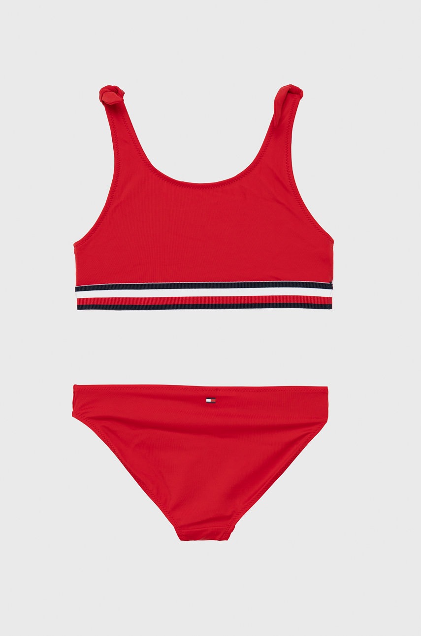 

Дитячий купальник Tommy Hilfiger колір червоний