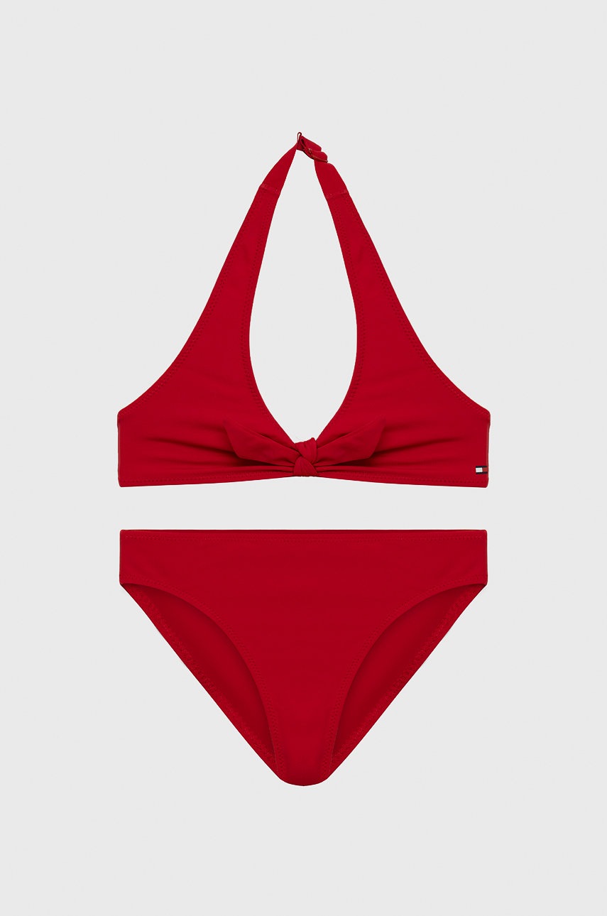 

Детски бански костюм Tommy Hilfiger в червено, Червен