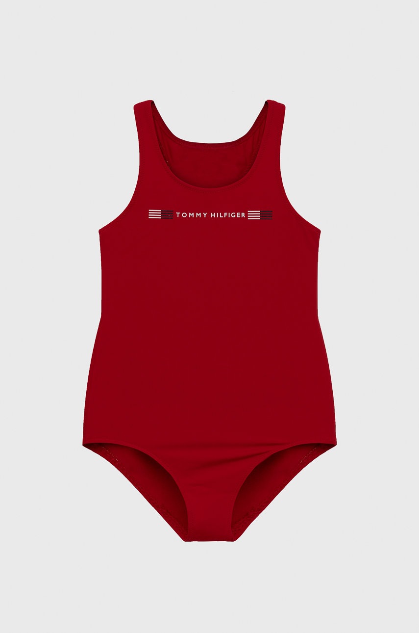 

Детски бански костюм Tommy Hilfiger в червено, Червен