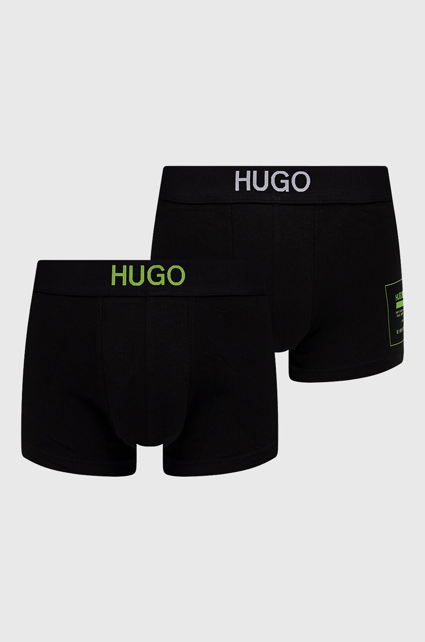 Hugo boxeri (2-pack) culoarea negru