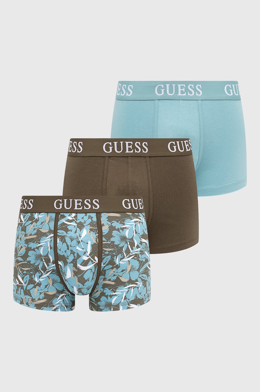 

Боксерки Guess (3 чифта) мъжки, Син