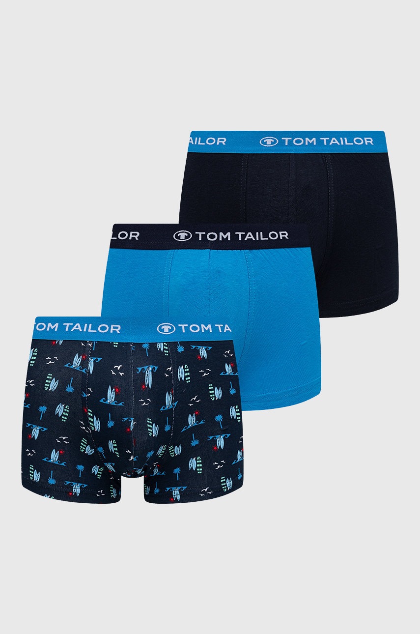 

Боксерки Tom Tailor (3 чифта) мъжки в тъмносиньо, Тъмносин