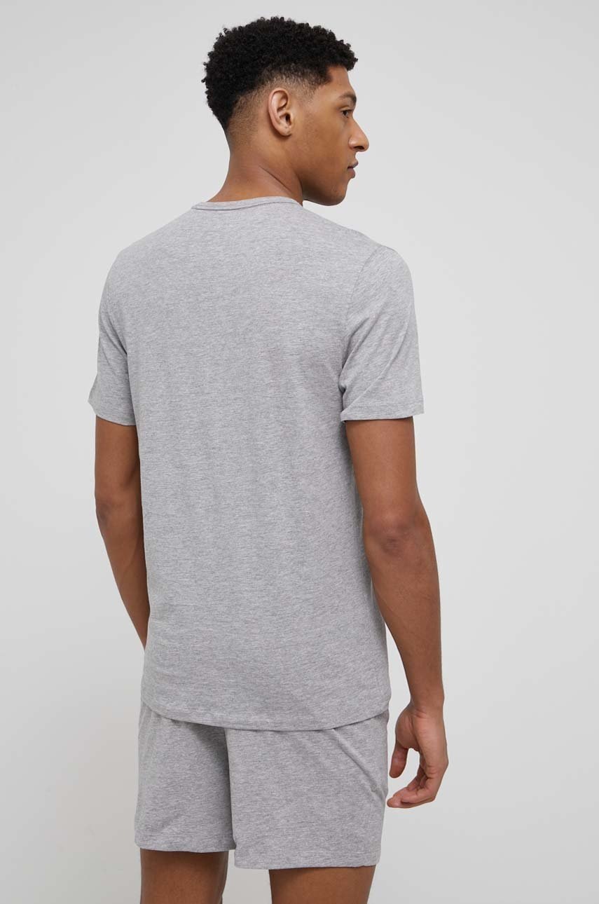 

Піжама Jack & Jones чоловіча колір сірий з принтом