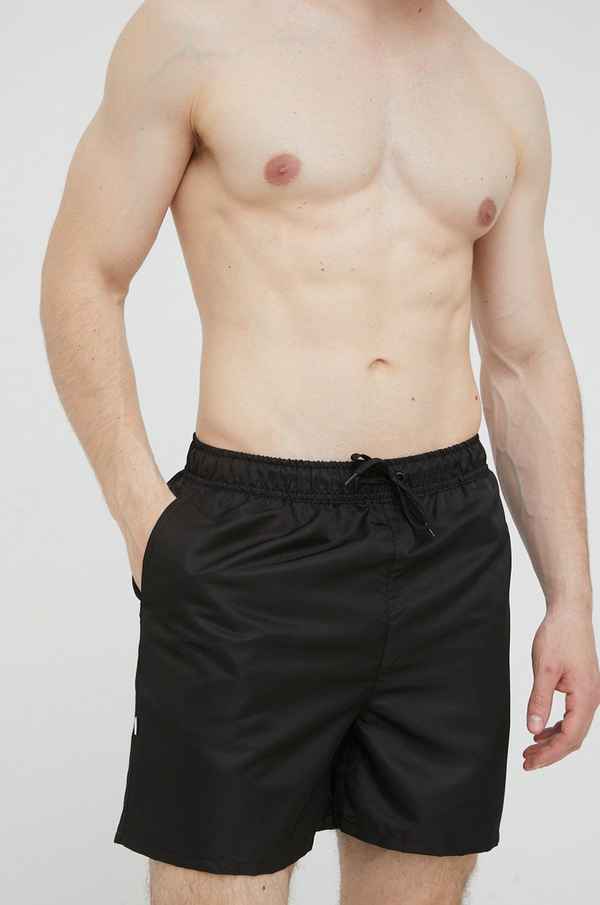 Plavkové šortky Resteröds černá barva - černá -  100% Recyklovaný polyester