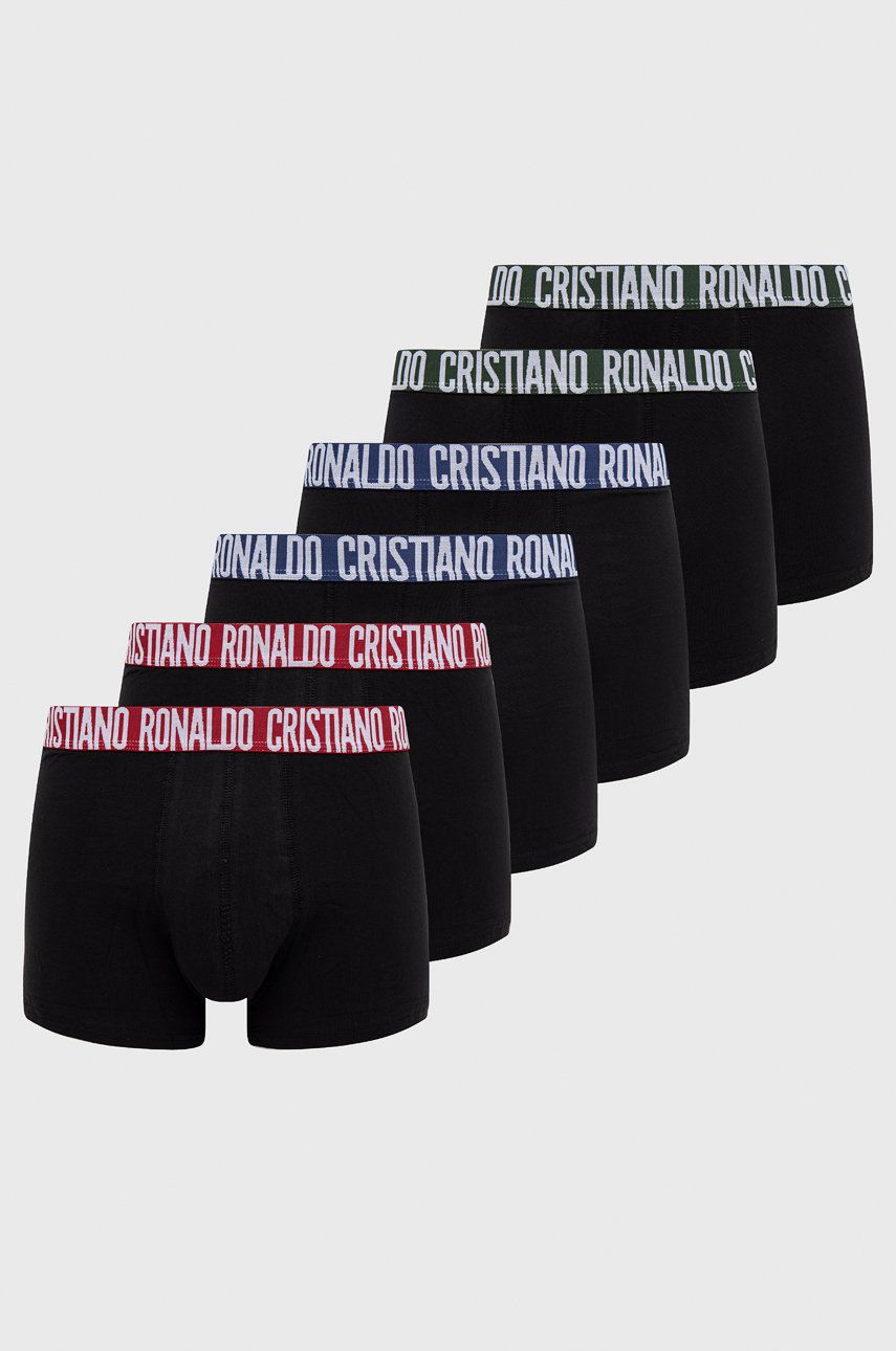 CR7 Cristiano Ronaldo Bokserki (6-pack) kolor czarny