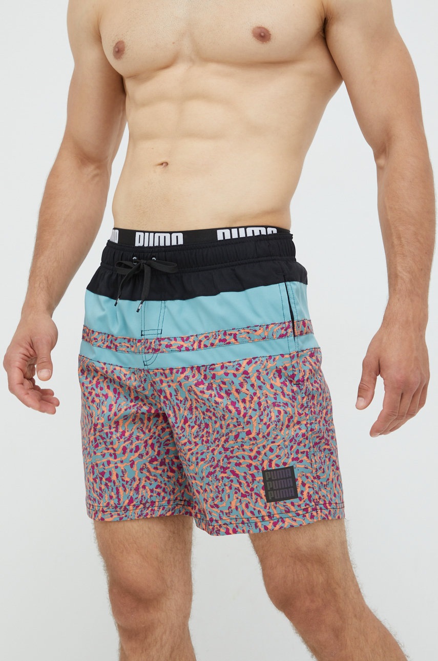 

Купальные шорты Puma Heritage Stripe 935495 цвет зелёный