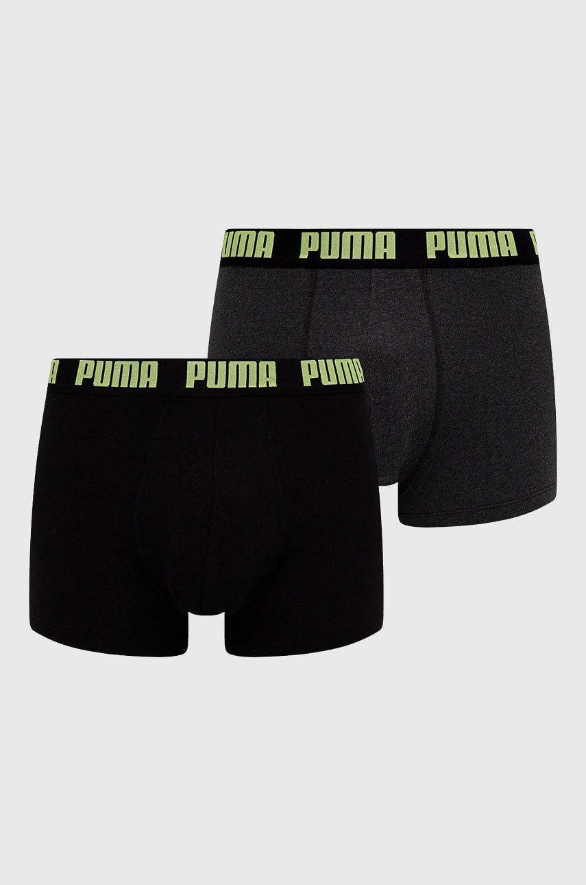 Puma boxeri (2-pack) 906823. barbati, culoarea gri