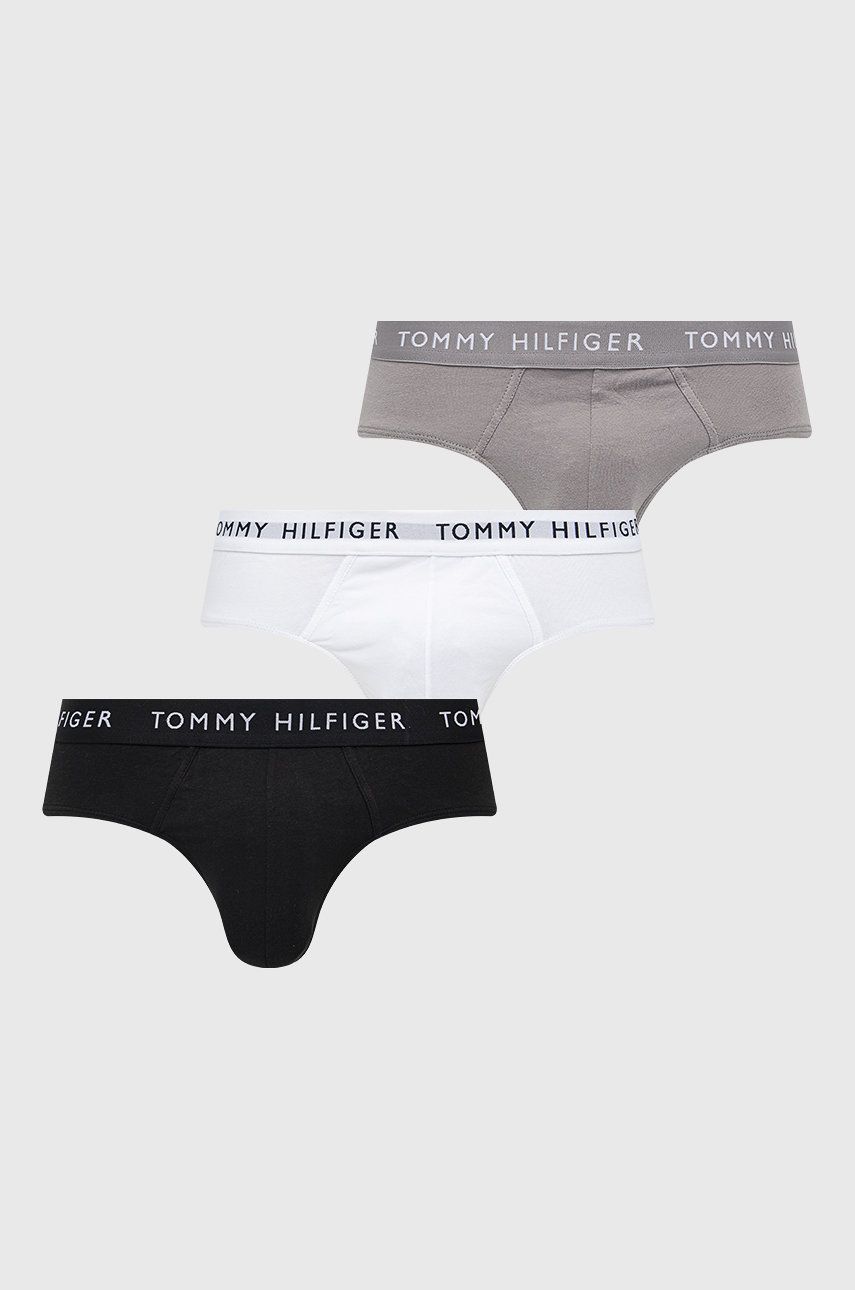 Levně Spodní prádlo Tommy Hilfiger (3-pack) pánské, černá barva, UM0UM02206